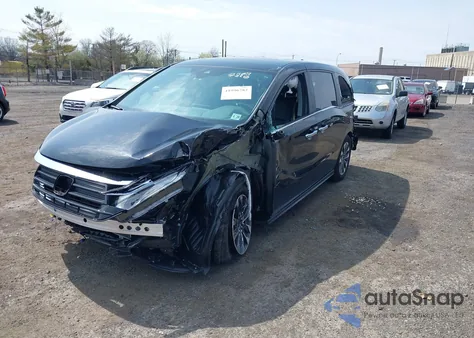 2024 Honda Odyssey Ex-L from USA, damaged, VIN 5FNRL6H68RB061136